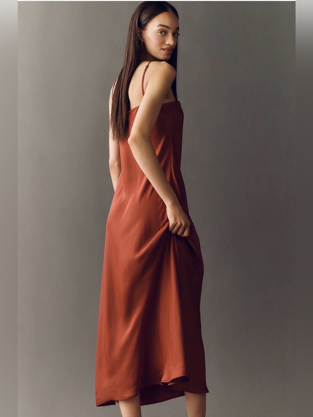 Anthropologie Veda Halter Slip Midi Dress - Picture 4 of 16